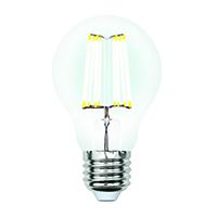 Диммируемая светодиодная лампа Uniel Air шар LED 7W A60 E27 (прозрачная) 3000K