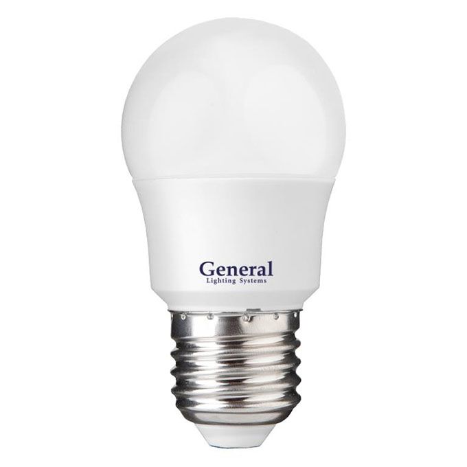 Светодиодная лампа General ECO в форме шара LED 8W G45 E27 4500K